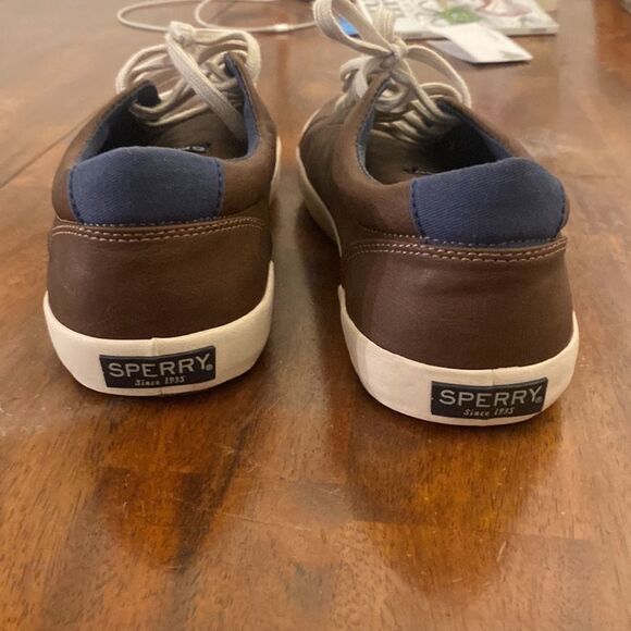Brown Size 7 Men Sperrys w Memory Foam - Picture 6 of 8